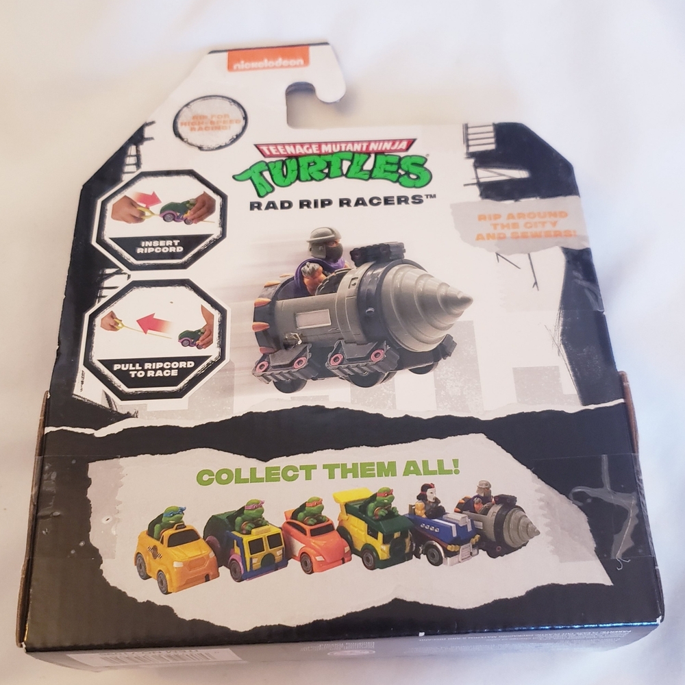 Nickelodeon TMNT Rad Rip Racers Shredder Gray and Purple Toy - Picture 2 of 2